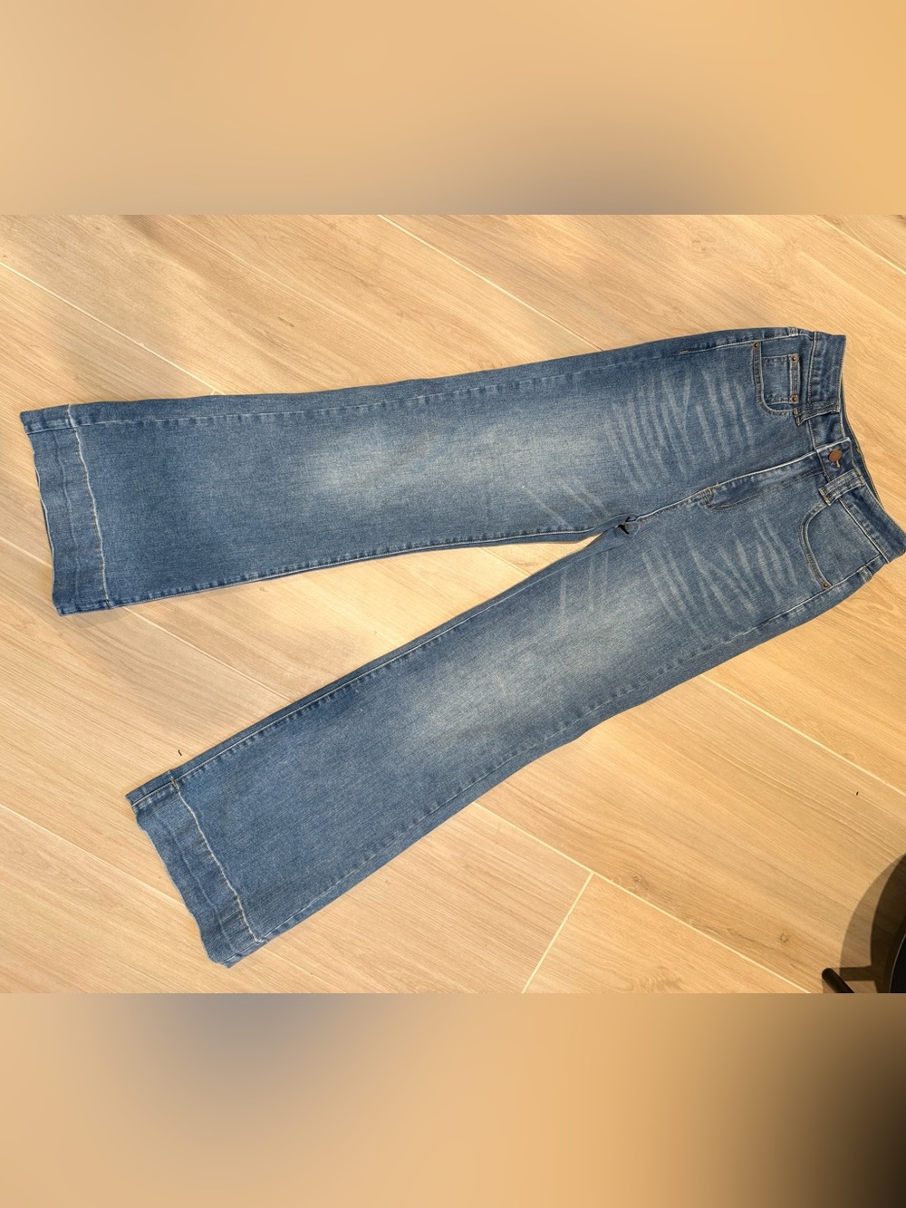 Commense Women's Blue Flare Jeans